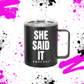 12 oz camper mug | black