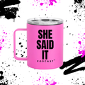 12 oz camper mug | pink