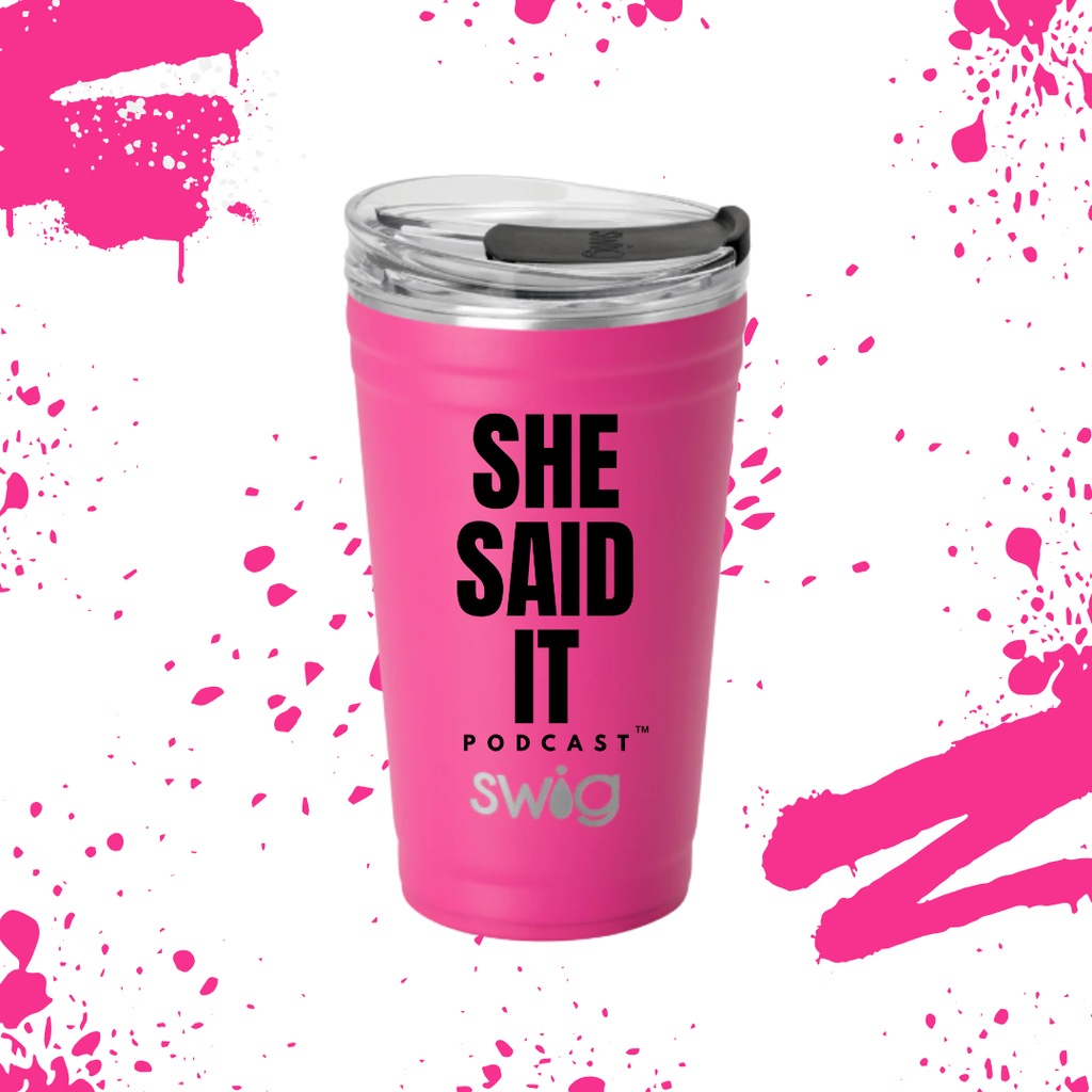 24 oz tumbler | pink