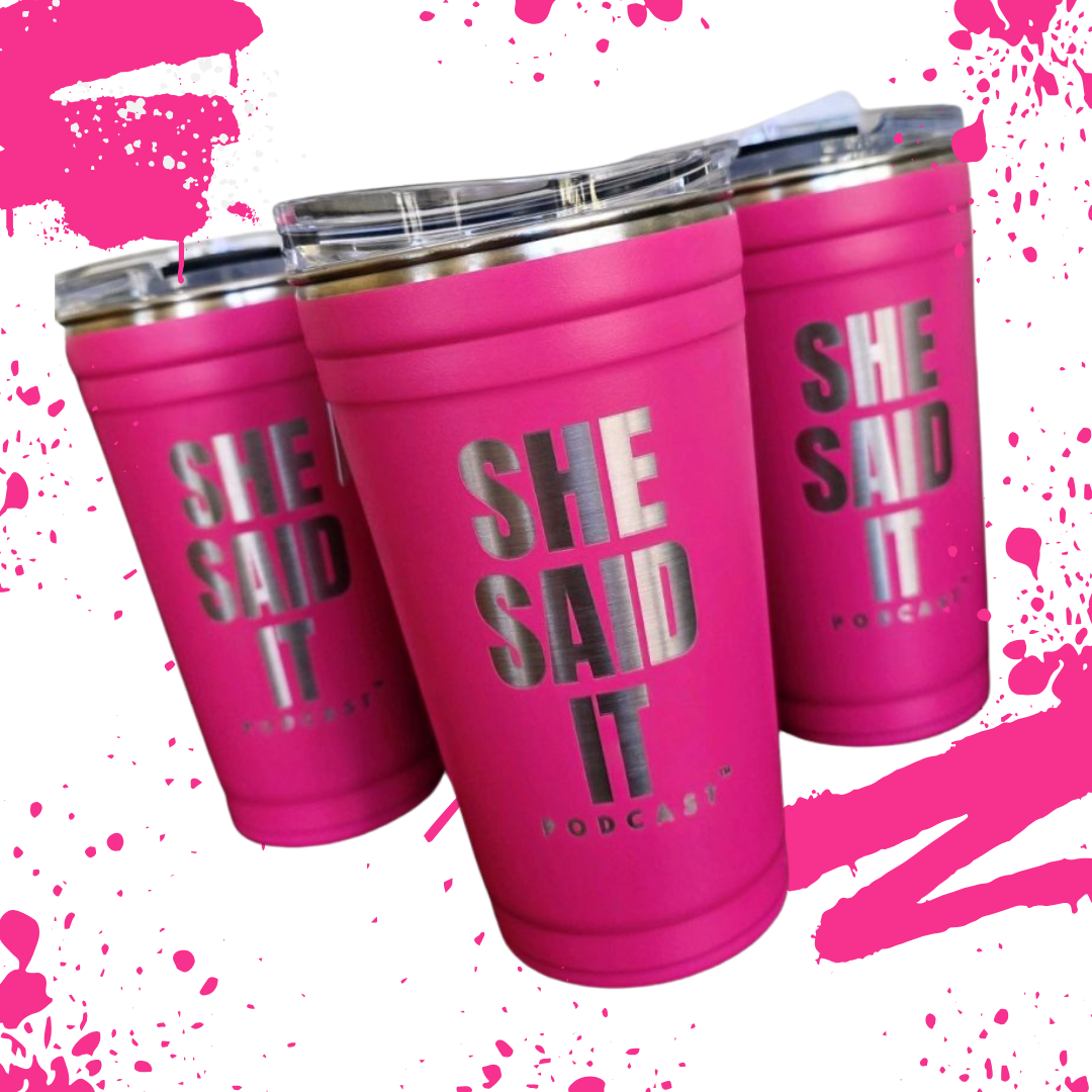 24 oz tumbler | pink