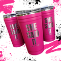 24 oz tumbler | pink