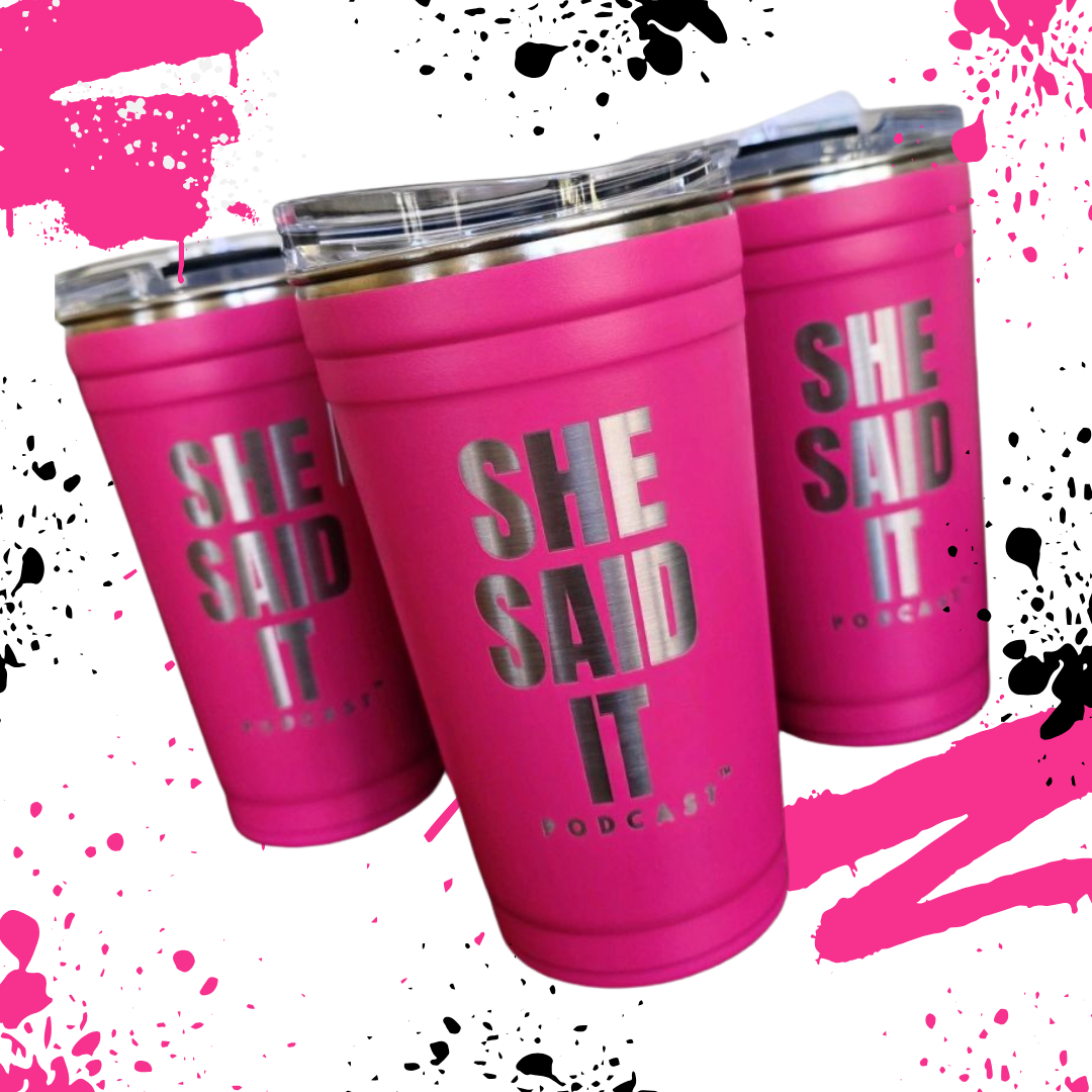 24 oz tumbler | pink