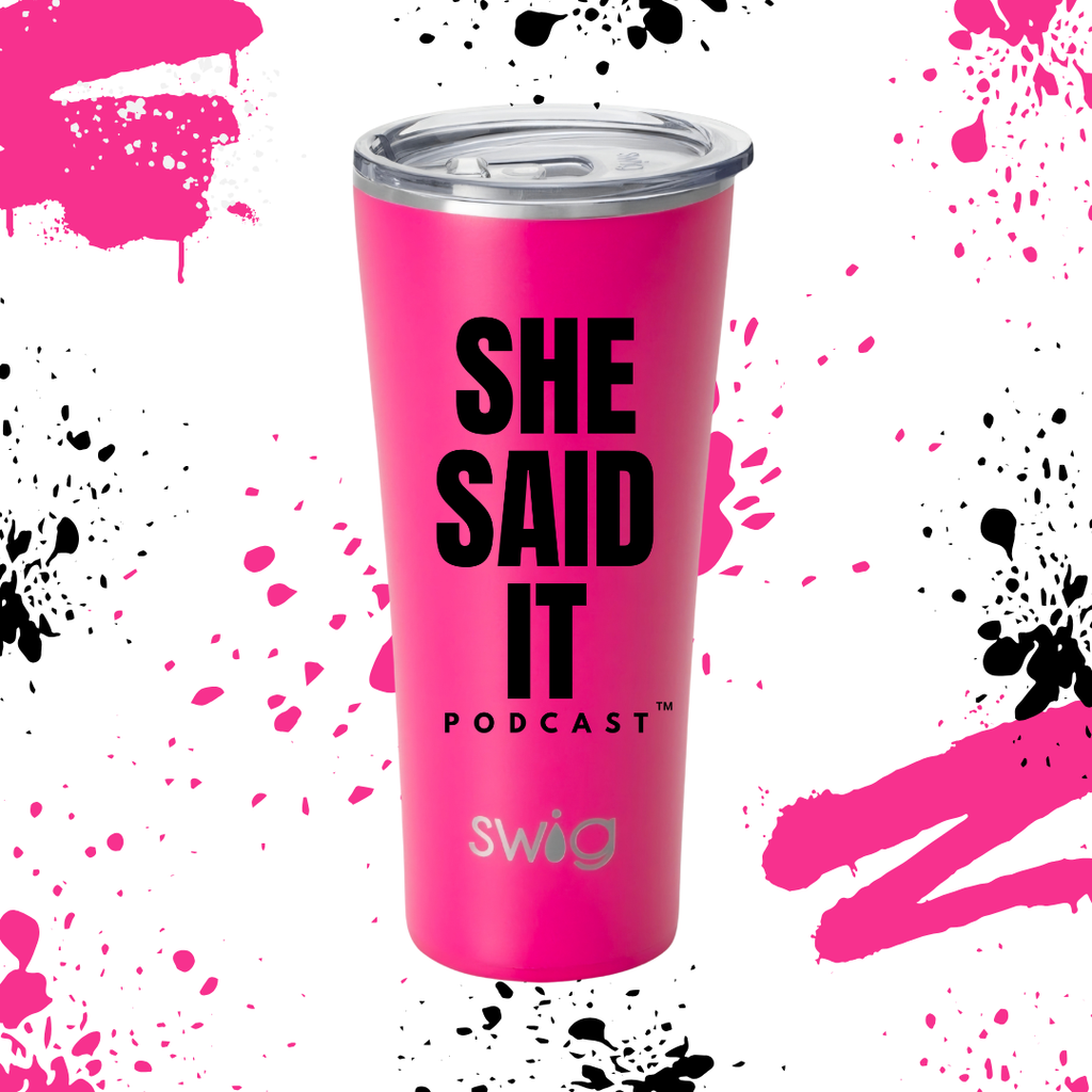32 oz tumbler | pink