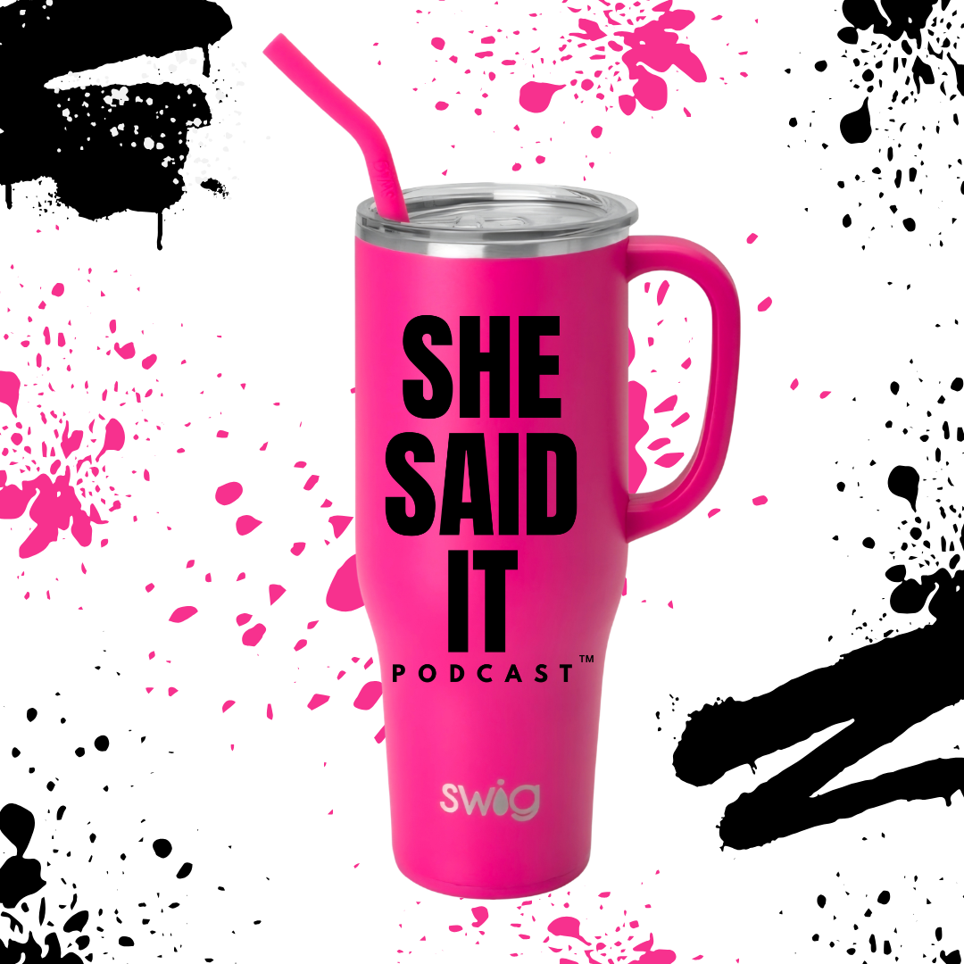 40 oz tumbler | pink
